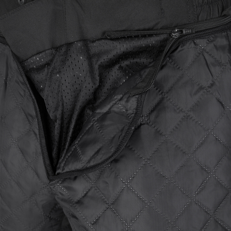Pantaloni da moto cropped da donna RSA EXO 2 nero-grigio-rosa