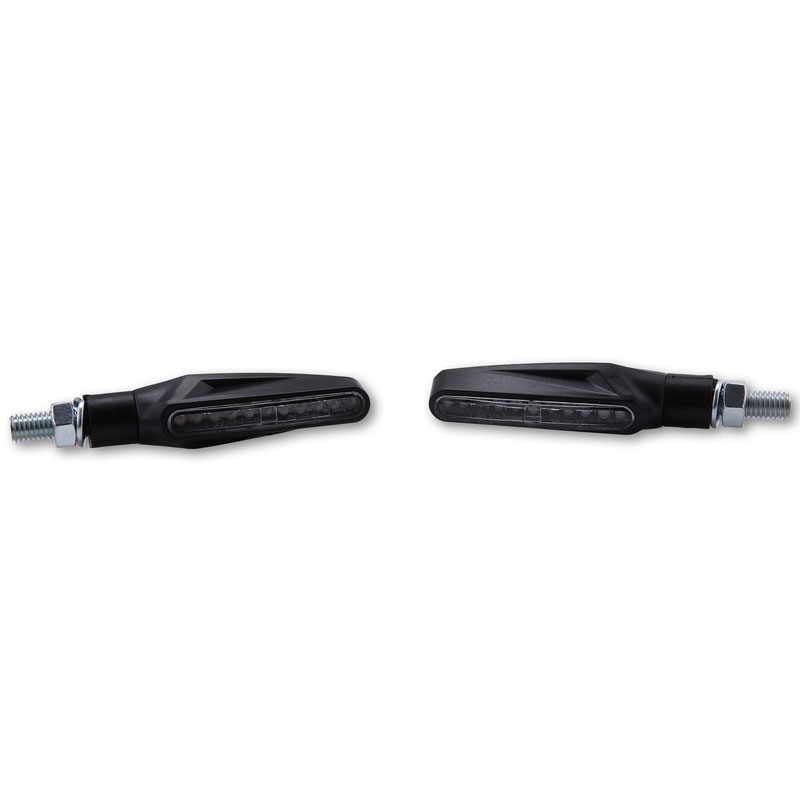 Indicatori di direzione per moto Highsider Smart Stix LED neri