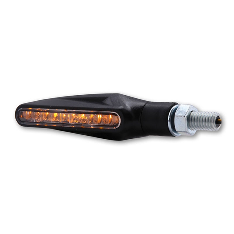 Indicatori di direzione per moto Highsider Smart Stix LED neri