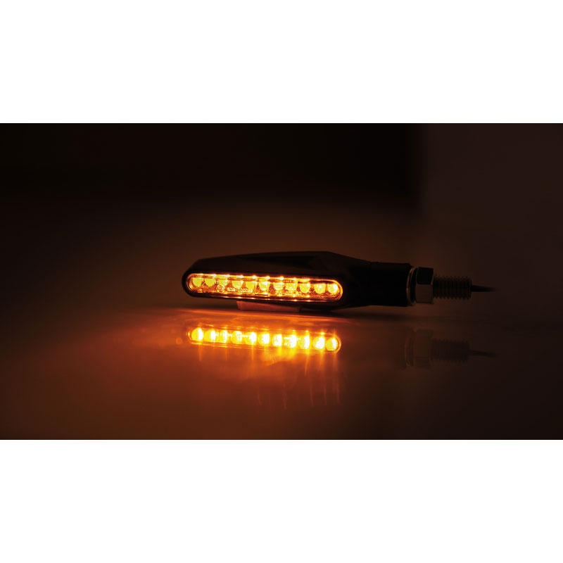 Indicatori di direzione per moto Highsider Smart Stix LED neri