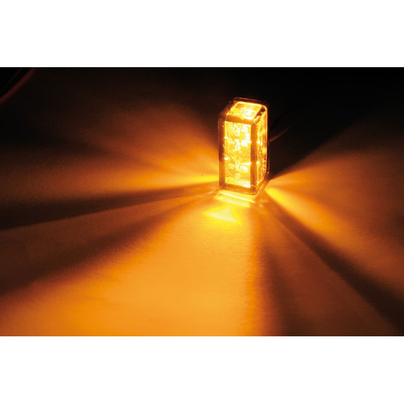 Indicatori di direzione per moto Highsider Smart Cube-V LED neri