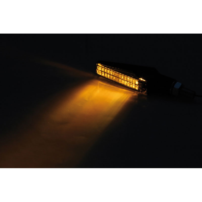 Indicatori di direzione per moto Highsider Smart Fineline LED neri