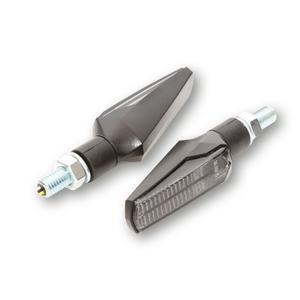Indicatori di direzione per moto Highsider Smart Fineline LED 2in1 neri