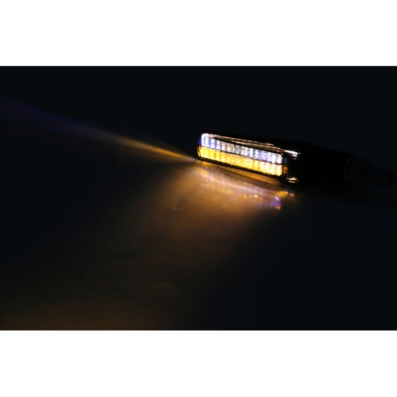Indicatori di direzione per moto Highsider Smart Fineline LED 2in1 neri