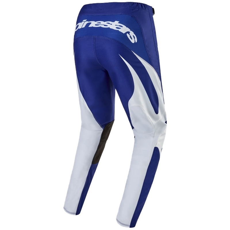 Pantaloni da motocross Alpinestars Fluid Lucent blu-bianco-nero