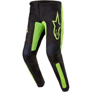Pantaloni motocross Alpinestars Fluid Lurv nero-giallo fluo