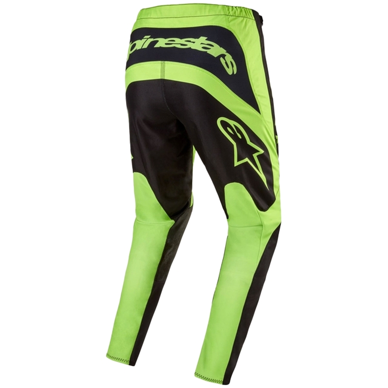 Pantaloni motocross Alpinestars Fluid Lurv nero-giallo fluo