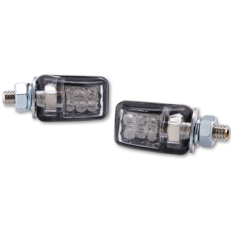 Indicatori di direzione per moto Highsider Smart Picco LED neri