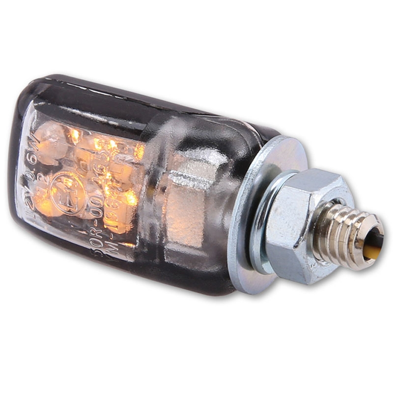 Indicatori di direzione per moto Highsider Smart Picco LED neri