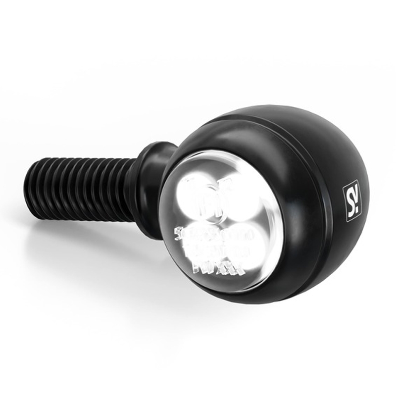 Indicatori di direzione per moto Highsider Smart Circula-S LED 2in1 neri