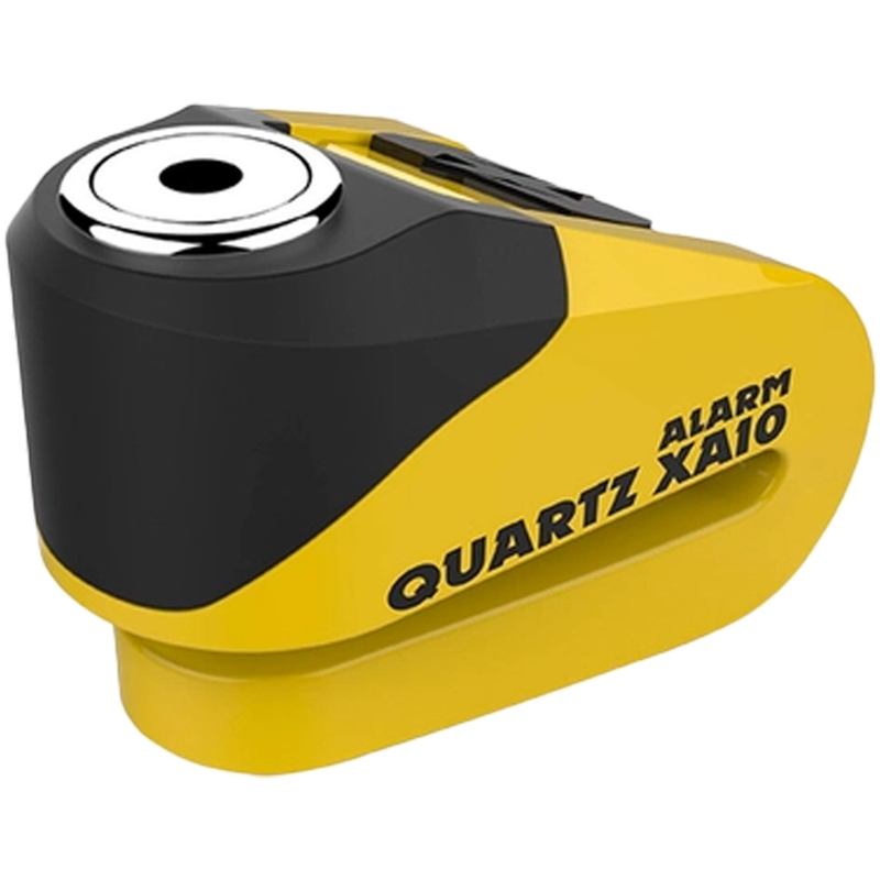 Antifurto per freno a disco Oxford Quartz Alarm XA10 giallo-nero
