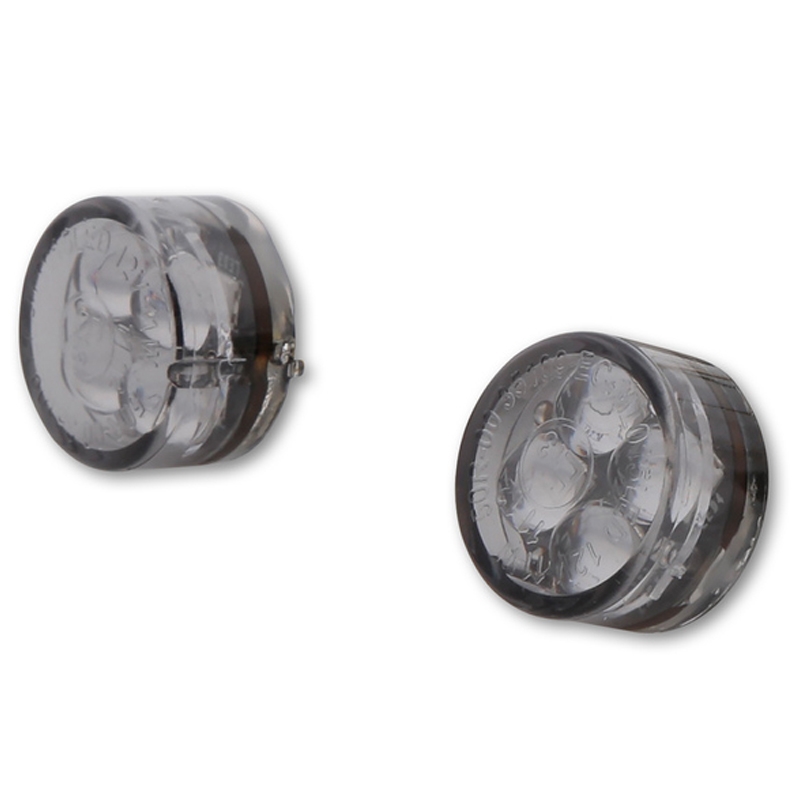 Indicatori di direzione per moto Highsider Smart Module Sixteen LED grigio fumo