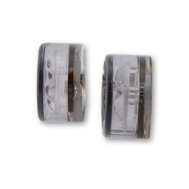 Indicatori di direzione per moto Highsider Smart Module Sixteen LED 2in1 grigio fumo