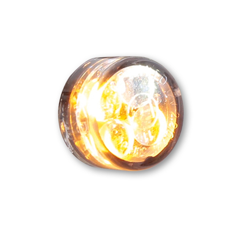 Indicatori di direzione per moto Highsider Smart Module Sixteen LED 2in1 grigio fumo