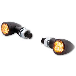 Indicatori di direzione per moto Highsider Smart Sixteen Bullet LED grigio fumo