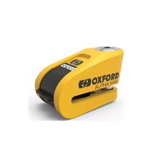 Bloccaggio del freno a disco Oxford Alpha Alarm XA14 giallo-nero
