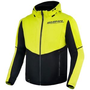 Giacca da moto Shima Daybreaker nero-giallo fluo