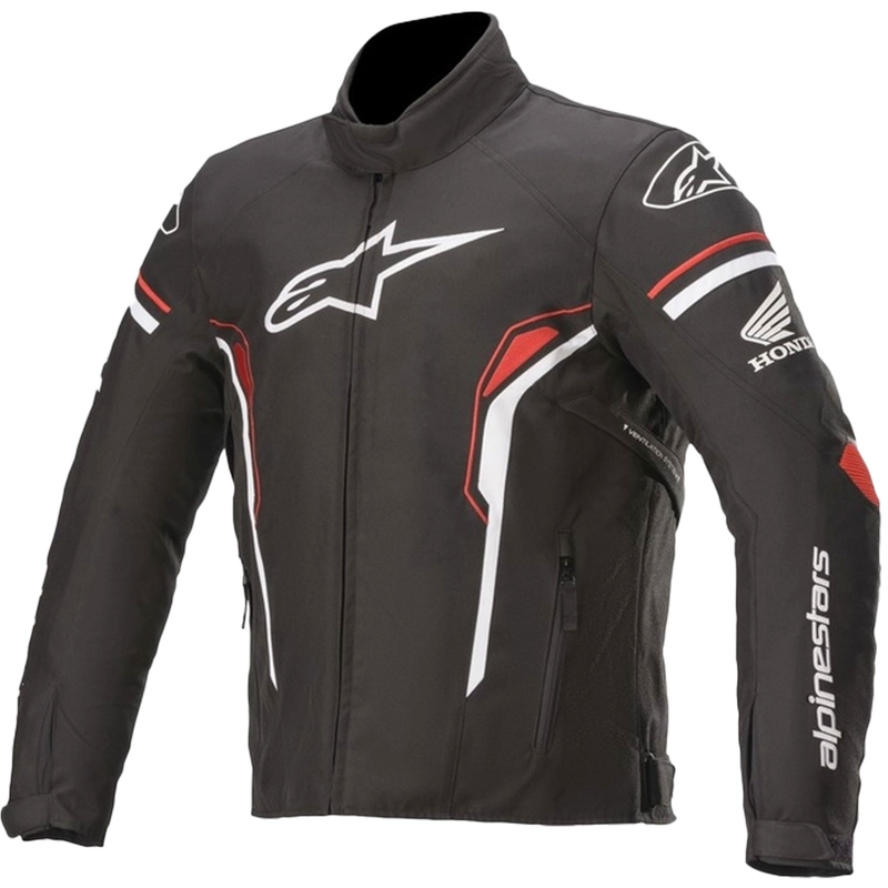 Alpinestars T-SP-1 Giacca moto Honda impermeabile nera, rossa e bianca