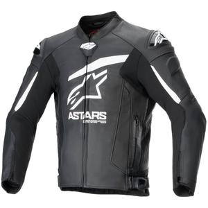 Alpinestars GP plus R 4 Airflow giacca da moto in pelle bianca e nera