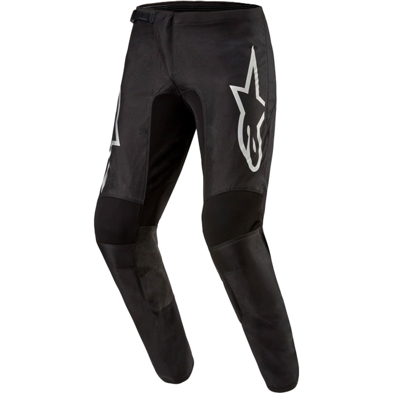 Pantaloni da motocross Alpinestars Fluid Graphite nero-argento
