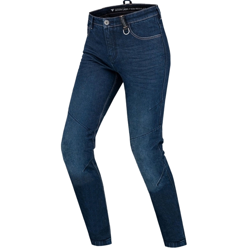 Jeans da moto da donna Shima Devon blu scuro