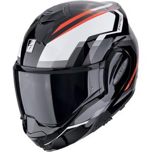 Casco moto pieghevole Scorpion EXO-TECH EVO FURIO nero-rosso