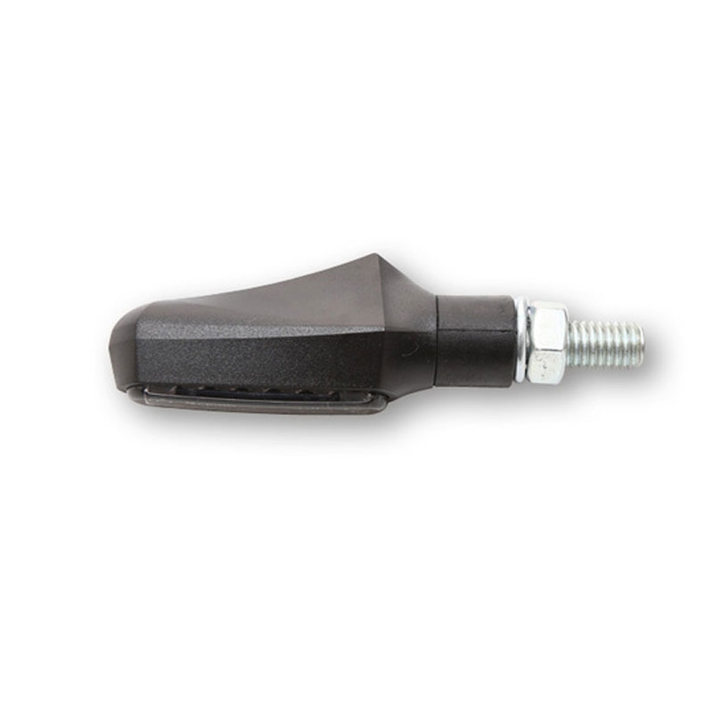 Indicatori di direzione per moto Highsider Smart Shorty Fin 3in1 neri