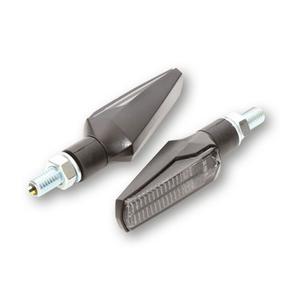 Indicatori di direzione per moto Highsider Smart Fineline LED 3in1 neri