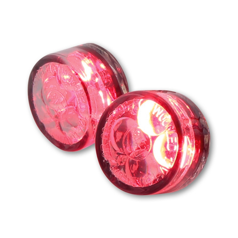 Indicatori di direzione per moto Highsider Smart Module Sixteen LED 3in1 grigio fumo