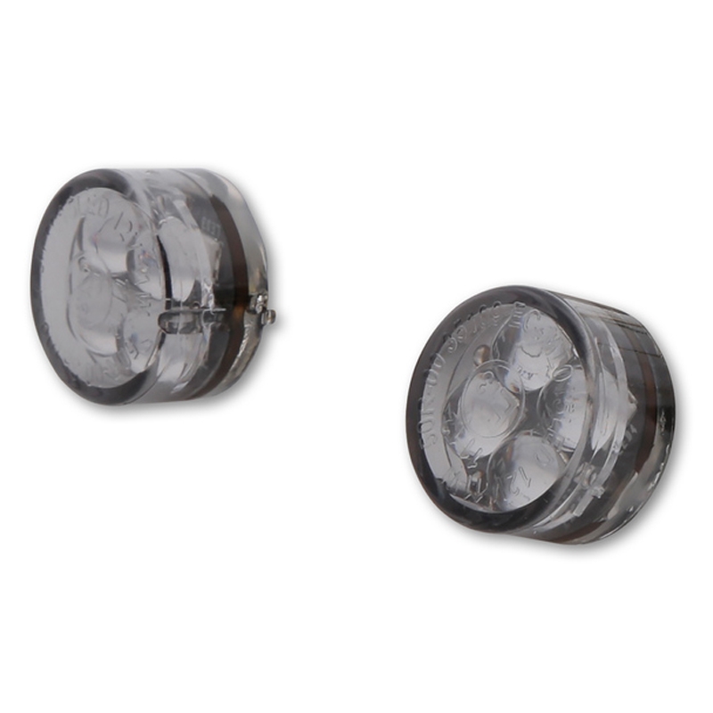 Indicatori di direzione per moto Highsider Smart Module Sixteen LED 3in1 grigio fumo