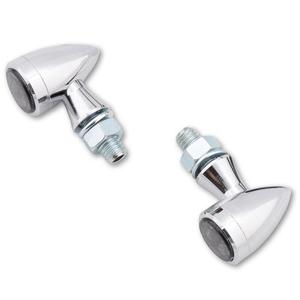 Indicatori di direzione per moto Highsider Smart Sixteen Bullet LED 3in1 cromati