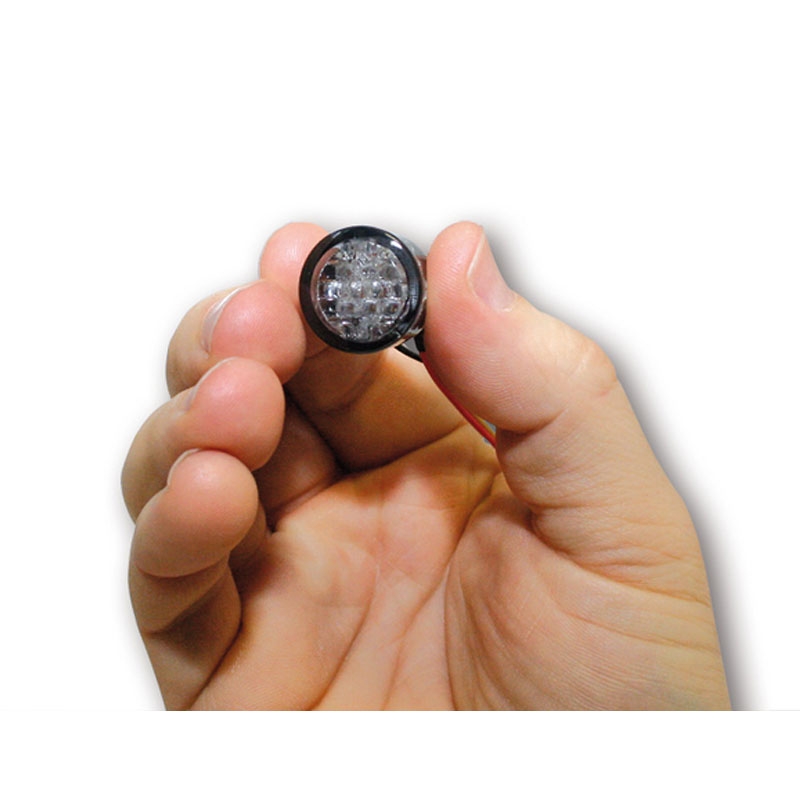 Fanale posteriore per moto Highsider Smart Pin LED, grigio fumo