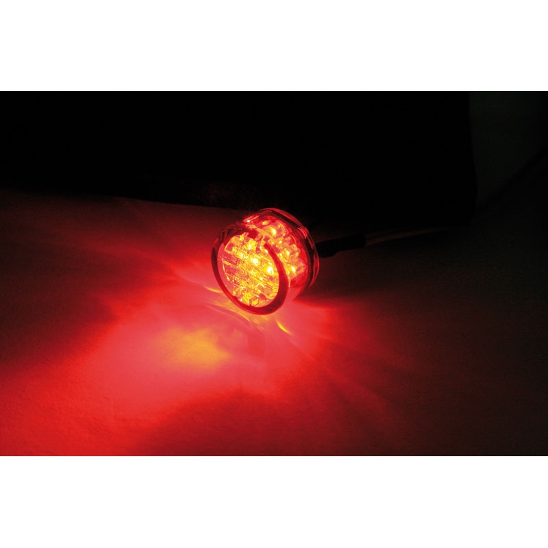 Fanale posteriore per moto a LED Highsider Smart Pin rosso