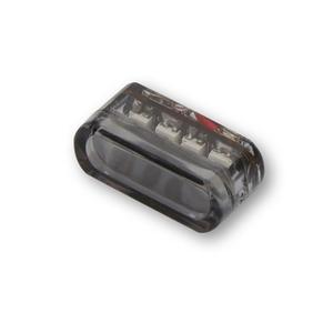 Fanale posteriore per moto Highsider Smart Module 1 LED, grigio fumo