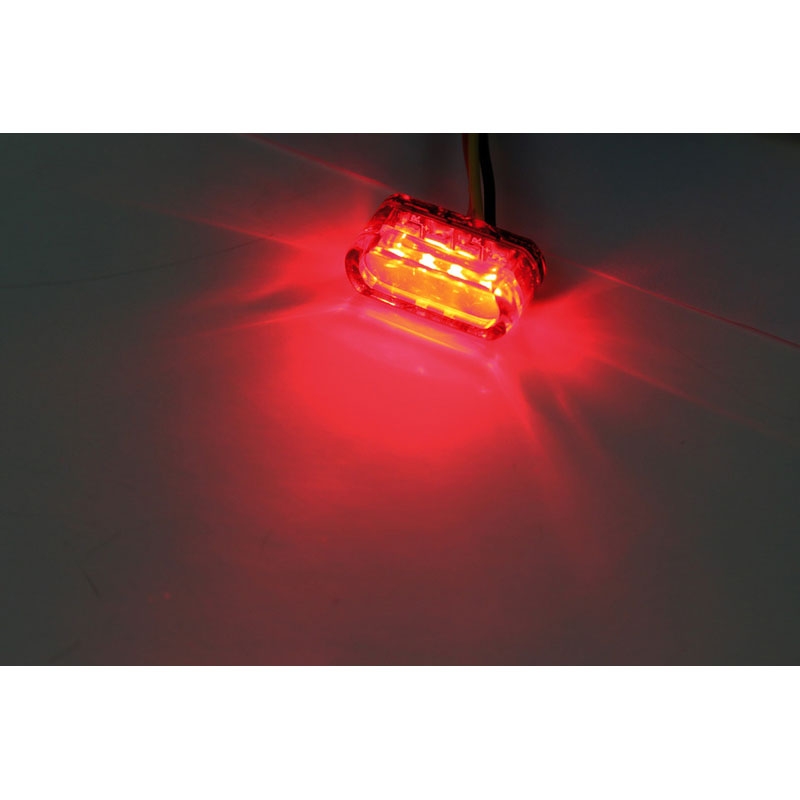 Fanale posteriore per moto Highsider Smart Module 1 LED rosso