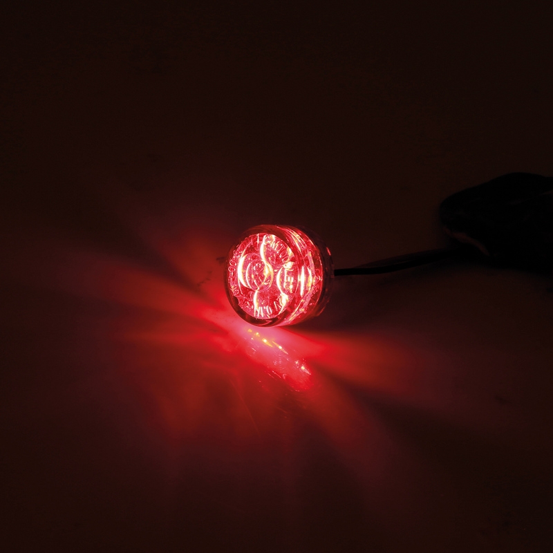 Modulo intelligente Highsider Sedici LED fanale posteriore per moto rosso