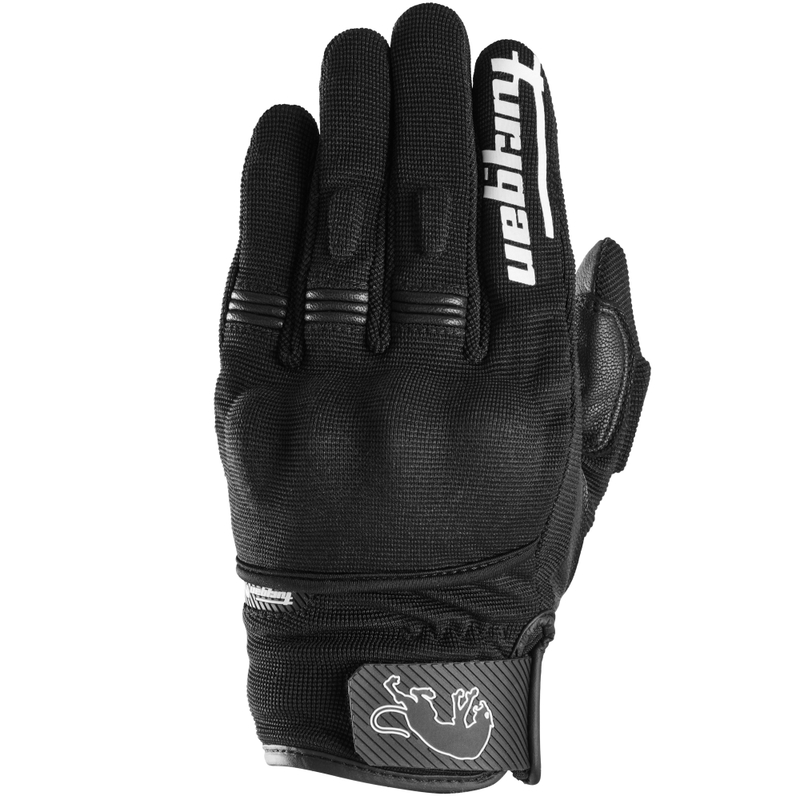 Guanti da moto da donna Furygan Jet Lady D3O® Evo nero-bianco