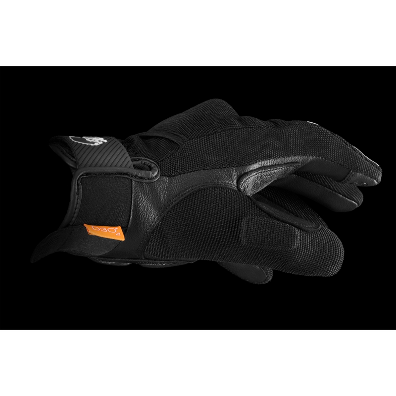 Guanti da moto da donna Furygan Jet Lady D3O® Evo nero-bianco
