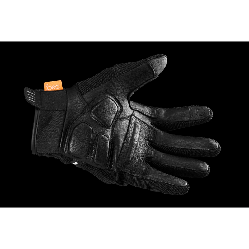 Guanti da moto da donna Furygan Jet Lady D3O® Evo nero-bianco