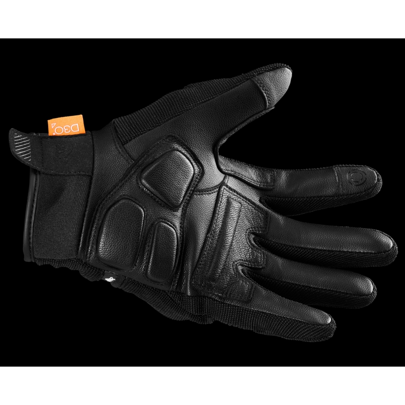 Guanti da moto Furygan Jet D3O Evo neri-rossi