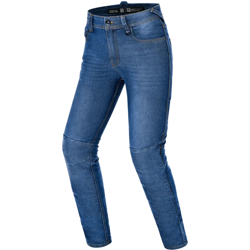 Jeans da moto da donna Shima Ridge blu