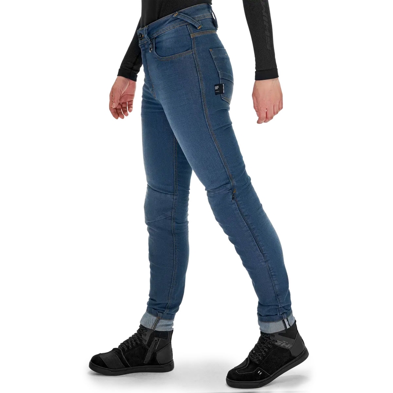 Jeans da moto da donna Shima Ridge blu