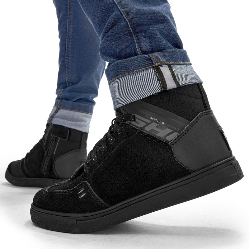 Jeans da motociclista estesi da donna Shima Ridge blu