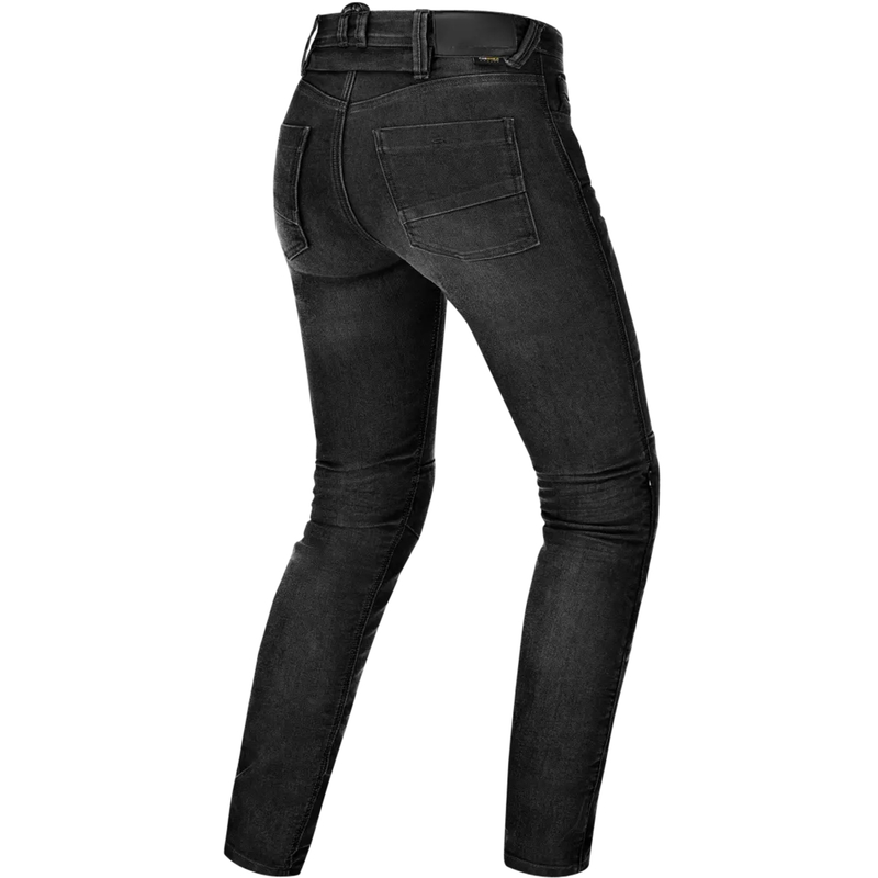 Jeans da motociclista estesi da donna Shima Ridge neri