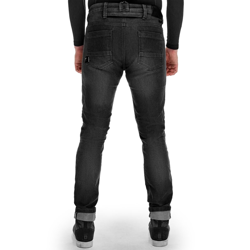 Jeans da moto estesi Shima Ridge neri