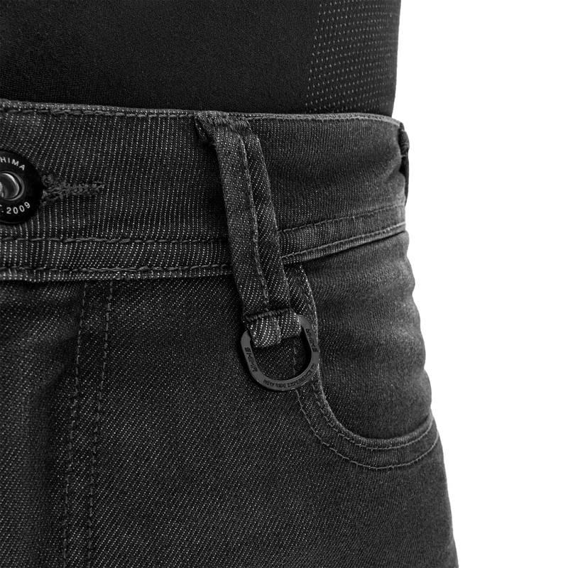 Jeans da moto estesi Shima Ridge neri