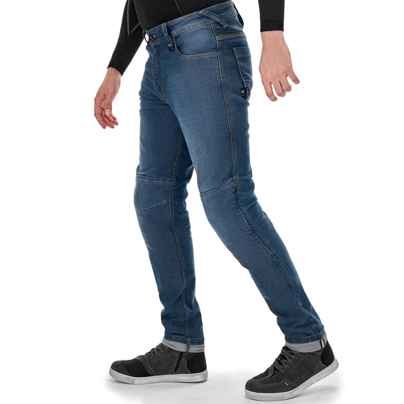 Jeans da motociclista blu Shima Ridge