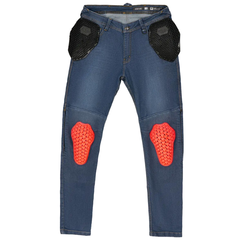 Jeans da moto Shima Ridge Blue Extended