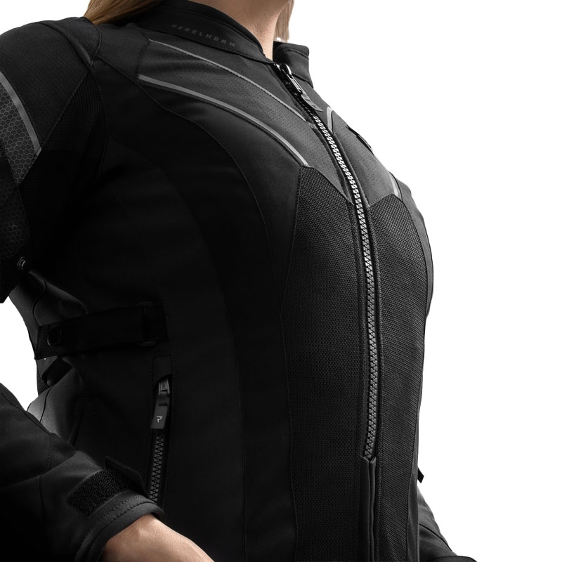 Giacca da moto da donna Rebelhorn Hiflow V nera