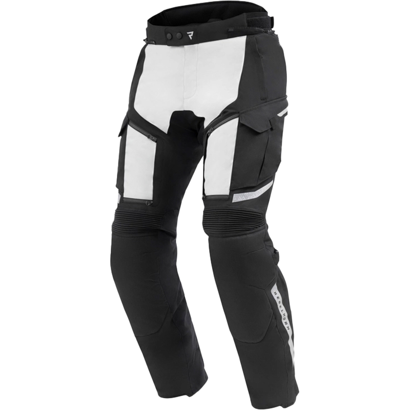 Pantaloni da moto Rebelhorn Cubby V neri-grigi